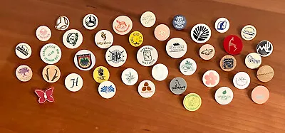 Lot Of 40+ Logo Golf Ball Mark Clubs Courses Resorts Vintage Collectible Markers • $35.19