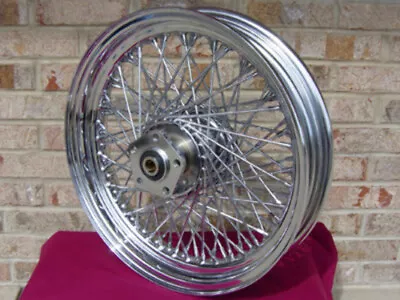 Chrome 16  X 3  80 Spoke Rear Wheel Rim 84-99 Harley Softail Dyna Sportster • $569
