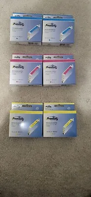 New 6PK Premium EPSON Magenta Cyan & Yellow Ink Cartridges Stylus C88 CX3800  • $24