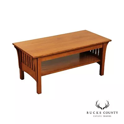 Mission Style Custom Quality Solid Oak Coffee Table • $795