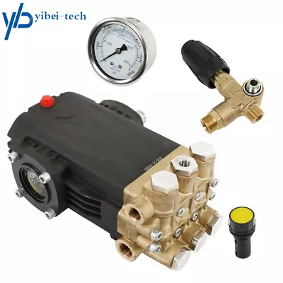 Blue 4.5 HP Belt Drive Pressure Washer Pump General Right Shaft 3500 PSI • $427.49