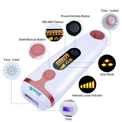 $39.99 • Buy IPL Hair Removal Laser Permanent Body Epilator Painless Device 999 999