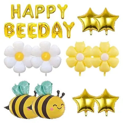 Honey Bee Balloon Bee First Birthday Decoration  Daisy Balloons Bee Party  Boys • £12.12