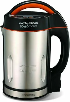Morphy Richards 48822 Soup Maker Stainless Steel 1000 W 1.6 Liters • £74.99