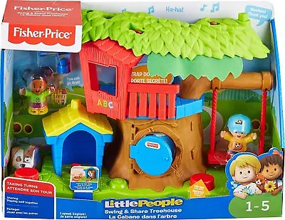 £22.99 • Buy Fisher Price Little People Swing & Share Treehouse DYF19 Brand NEW & Boxed