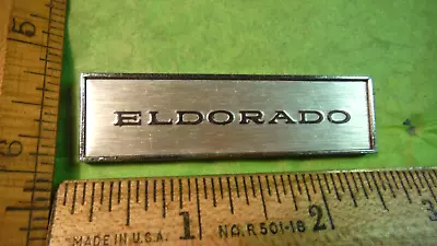 AX35 Cadillac Eldorado Dash Emblem Vintage 1960-70s #1488676 CADILLAC ELDORADO • $24.99