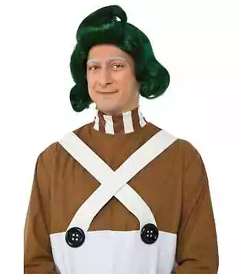 Oompa Loompa Willy Wonka And The Chocolate Factory Green Men Costume Wig • £25.38