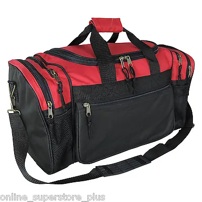 Brand New Duffle Bag Sports Duffel Bag In Red And Black Gym Bag • $24.99