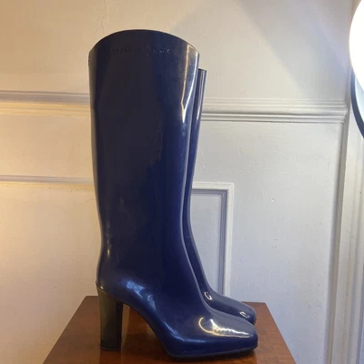 £150 • Buy Rare Patrick Cox High Heeled Rubber Wellington Boots Wellies UK7 Festival Fetish