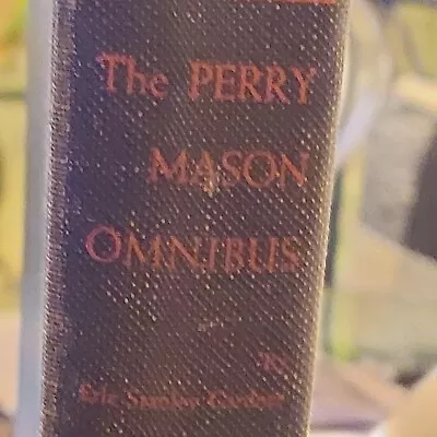 Vintage Book-The Perry Mason Omnibus By Erle Stanley Gardner Hardback Book 1945 • $2.49