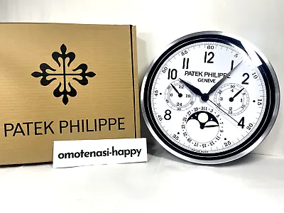 PATEK PHILIPPE Wall Clock Novelty Rare Black Accessories Dedicated Box Expedited • $569
