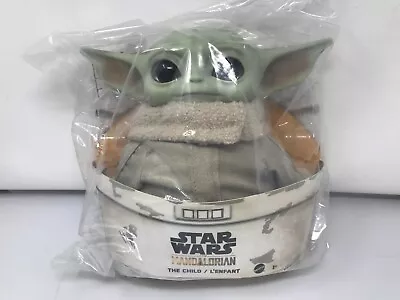 Star Wars Mandalorian The Child Grogu 11  Baby Yoda Plush Figure New In Box • $11.95