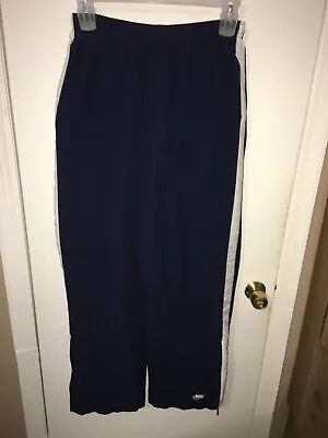 EUC Vintage 90’s Men’s Nike Track Basketball Lined Workout Pants Navy Blue Sz L • $24.50