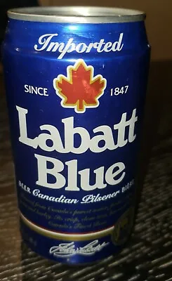 Labatt Blue Canadian Pilsener Beer Can 12oz  Aluminum Tab Intact Empty B.o • $3.48