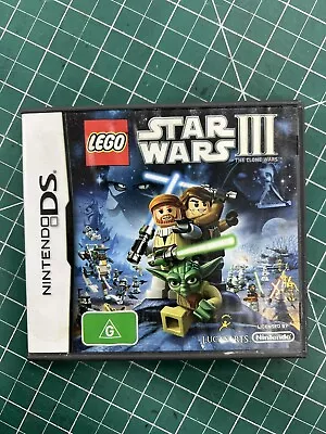 Lego Star Wars III 3: The Clone Wars DS • $12