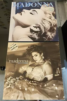 Madonna True Blue+Like A Virgin Vinyl Lps 1984-1986 First Pressings • £8