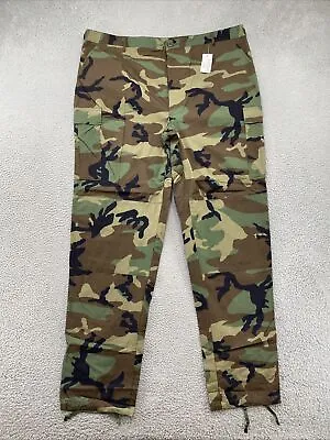 US Military BDU Woodland Camo Hot Weather Button Fly Pants Size 2XL XX Long NEW • $31.99