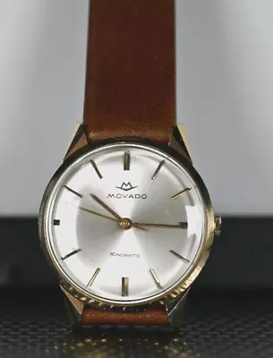 Movado Kingmatic Solid Gold 18k Gold  Automatic Watch Swiss Made • $1279