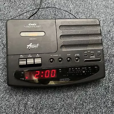 Avante CR-650 Cassette Alarm Clock Radio *Requires Belt Replacement • $37.99