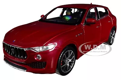 Maserati Levante Red 1/24-1/27 Diecast Model Car By Welly 24078 • $18.49