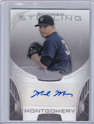 Mark Montgomery 2013 Bowman Sterling Auto Refractor /150 • $9.99
