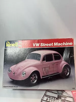 Revell #7143 VW Beetle Street Machine 1:25 Model Kit - Vintage Pink Bug • $38