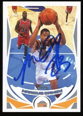 2004-05 Topps MARCUS CAMBY Signed Card Autograph AUTO KNICKS UMASS NUGGETS • $7.99
