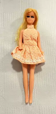 Vintage Hong Kong Dawn Sized Clone Doll W/ Dress Blonde Hair Rooted Eyelashes • $49.99