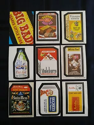 1973 Wacky Packages 5th Series Complete Set Of 33 Stickers • $75