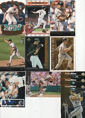 Cal Ripken Jr. 11 Card Lot Various Years & Brands • $0.99