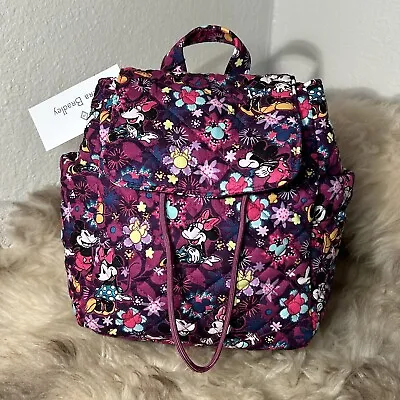 NWT Vera Bradley Mini Backpack - Mickey & Minnie’s Sweet Floral - Disney! • $69.50