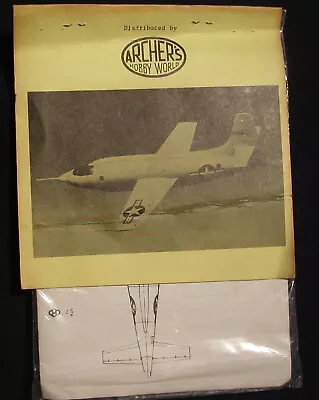 Archer's 1/72 Bell X-1 Vacuform Kit • $5