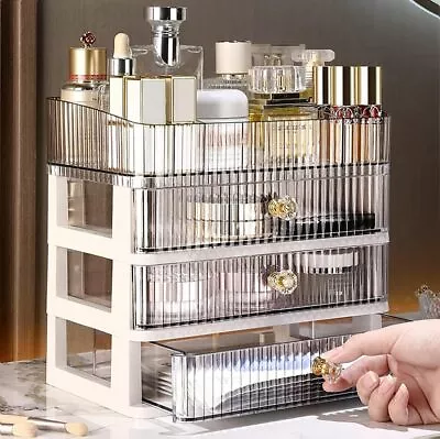 Acrylic Makeup Organizer For VanityCosmetic Display Cases With 3 Drawers And... • $30.62