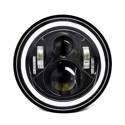 7”  Headlight High/Low Beam Car Motorcycle Round  Projector Headlight K9D4 • $17.19