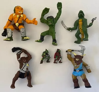 Vintage 1982 Dungeons & Dragons Figure Lot Of 7 Minotaur Goblin Bugbear Ogre D&D • $24.99