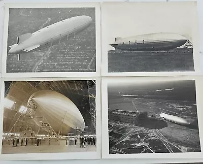 4 US Navy Official 8X10 Photos Of USS Akron Airship ZR-4 Max Karant Collection • $19.99