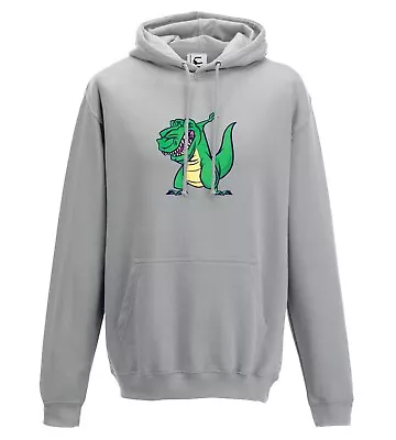 £21.99 • Buy Dabbing T-Rex Hoodie Funny Kids Dinosaur Jumper Top Adults Teens & Kids Sizes