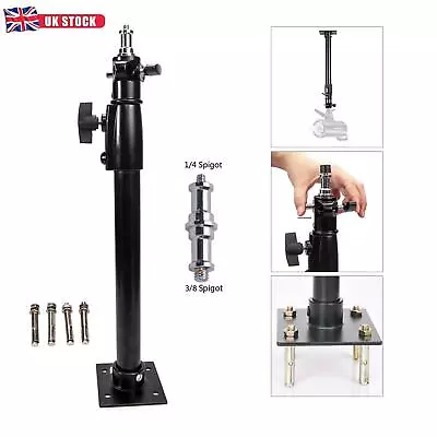 Photo Studio Extendable 70cm Ceiling Wall Mount Boom Arm Light Stand UK • £24.99