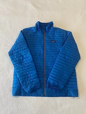 Men’s Patagonia Down Blue Jacket- Large • $129