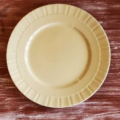 Martha Stewart MSE Basketweave Pale Yellow Dinner Plate 11  • $24