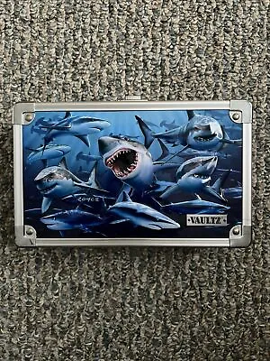 Vaultz Sharks Locking Hardcover  Box School Supplies Or Nintendo DS (Used) • $7.99