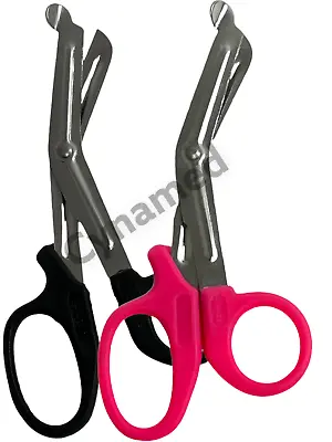 New 2 Paramedic Utility Bandage Trauma Emt Ems Shears Scissors 5.5  Pink-black • $5.63