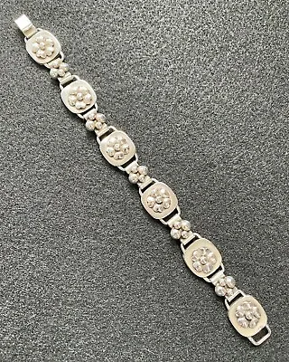Georg Jensen USA Sterling Silver Bracelet La Paglia • $400