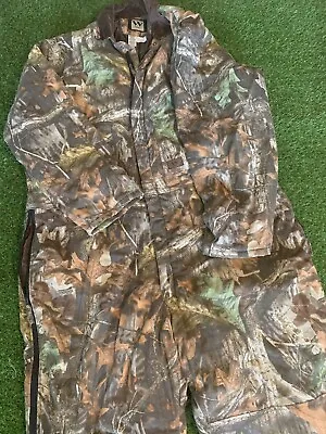 £235.97 • Buy Advantage Timber Camo Insulated Coveralls Hunting Suit 1 Pc Men's 3XL