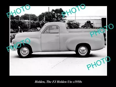 OLD POSTCARD SIZE PHOTO OF THE FJ HOLDEN UTE C1950s • $7