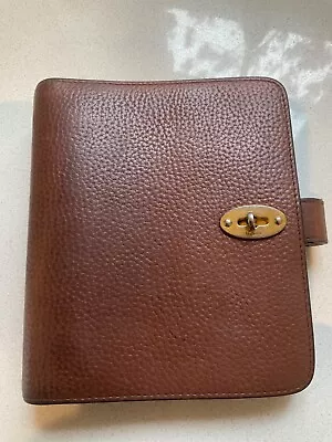 Mulberry Postman’s Lock Agenda Diary Filofax Oak Brown Leather - Match To Bag! • £109