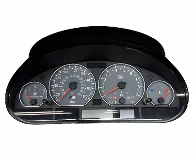 2001-2006 BMW E46 M3 Instrument Gauge Cluster Tach SMG Transmission - 33k Miles • $436.99