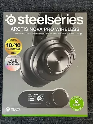 SteelSeries Arctis Nova Pro Wireless Multi-System Gaming Headset Xbox PC PS4/5 • $199