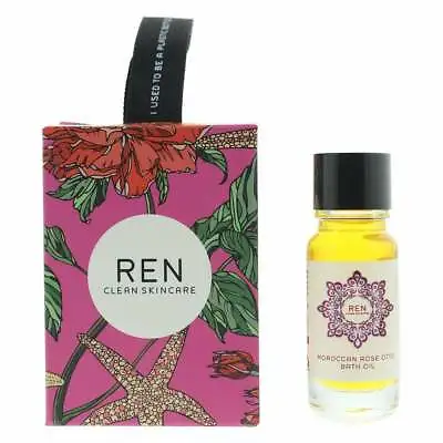 £8.85 • Buy Ren Moroccan Rose Otto Bath Oil 10ml - New - Free P&p - Uk