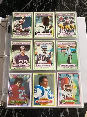 1980 Topps Football Complete Set 528 Ct Phil Simms And Otis Anderson RC • $135